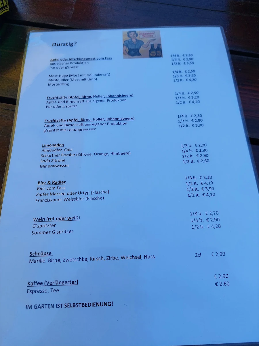 Speisekarte photo 2