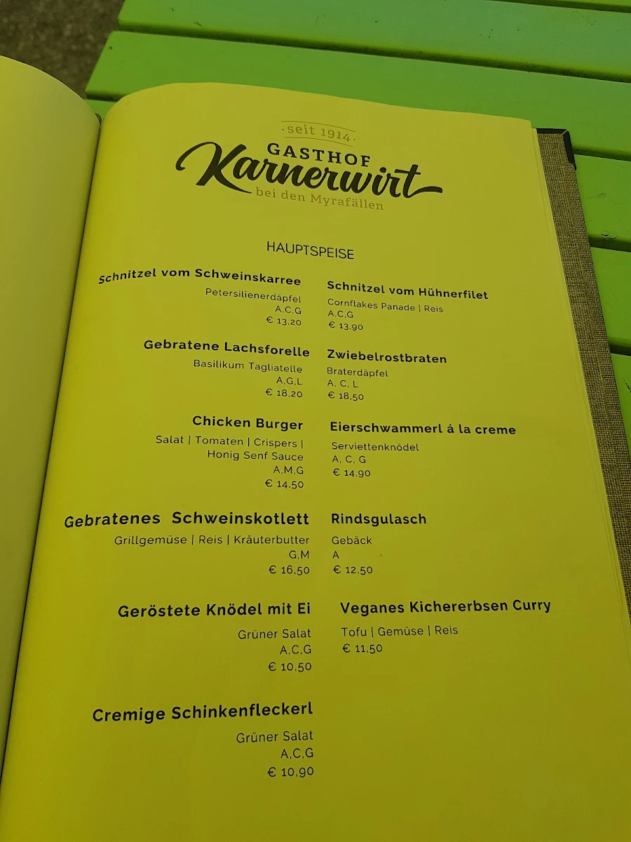 Speisekarte photo 2