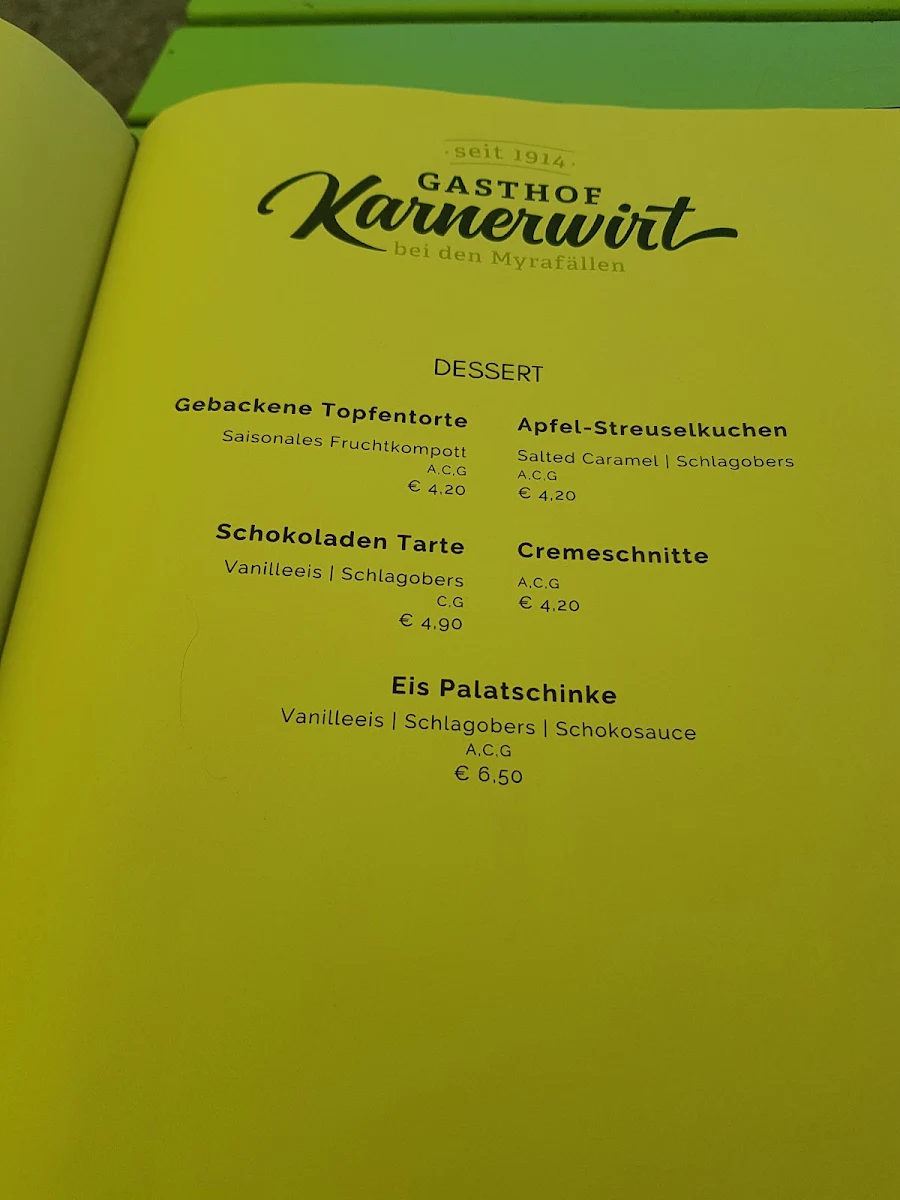 Speisekarte photo 3