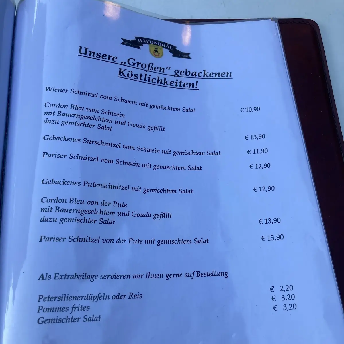 Speisekarte photo 10