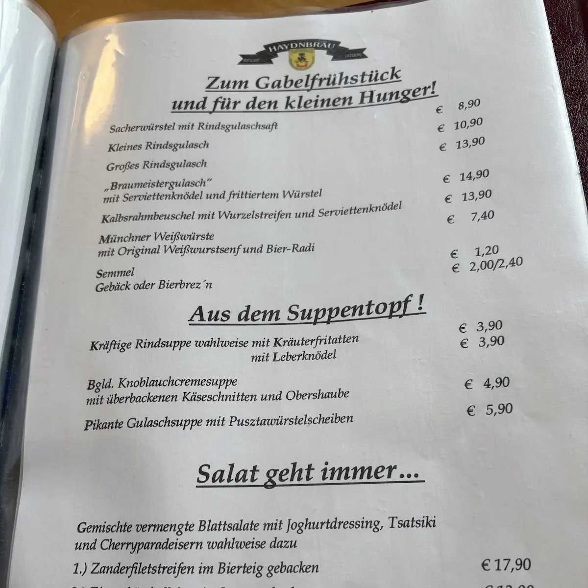 Speisekarte photo 2