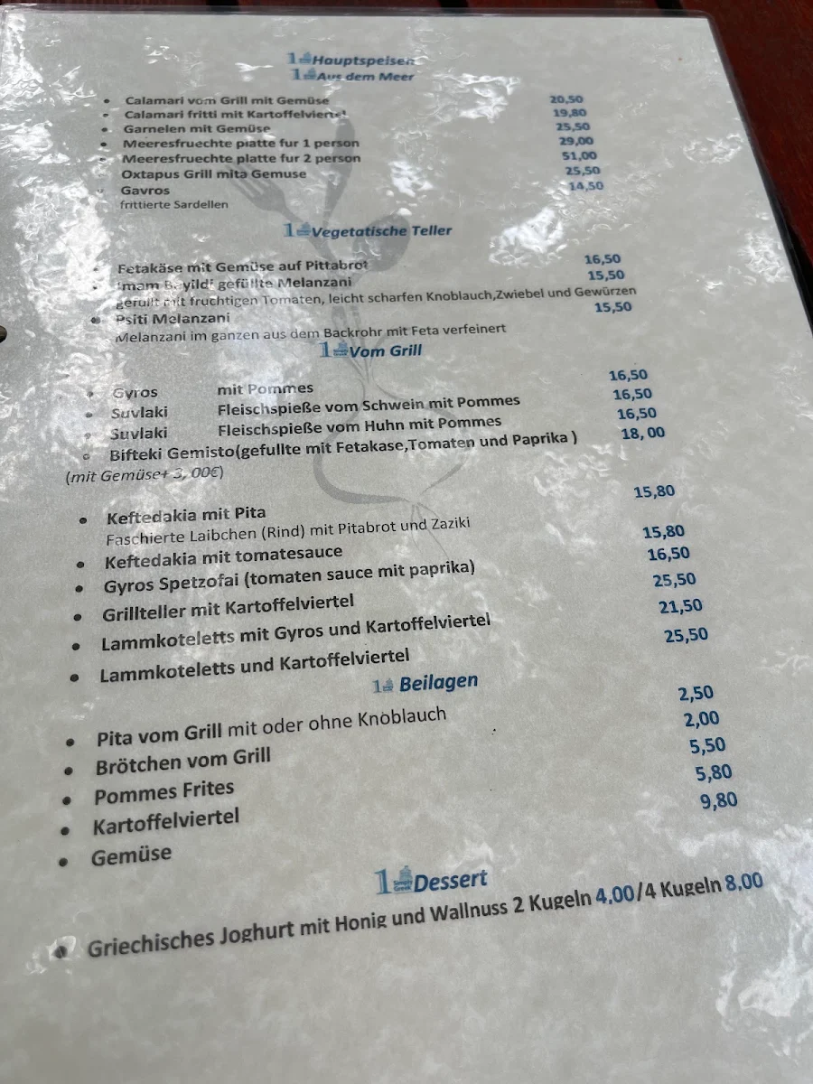 Speisekarte photo 2