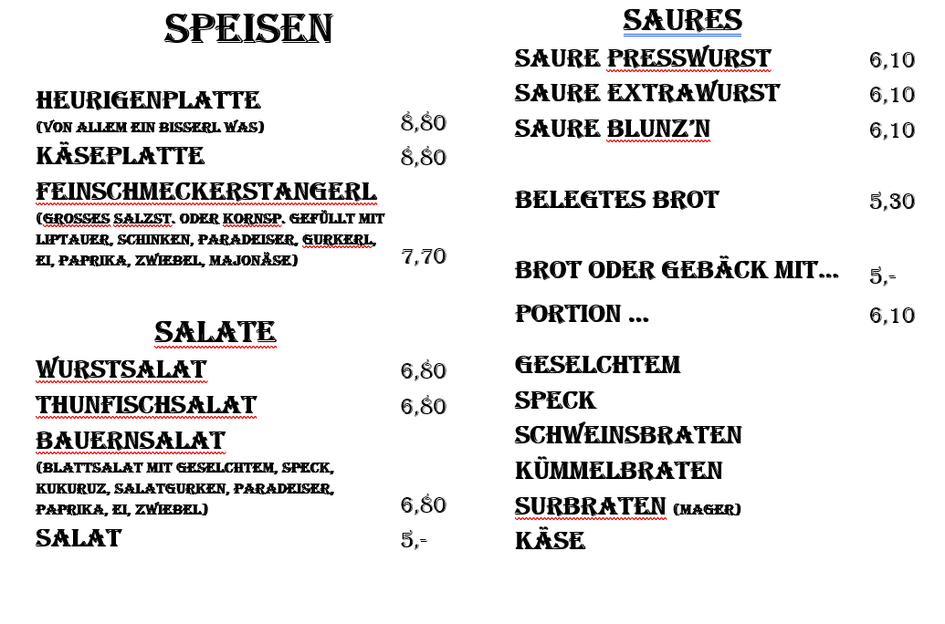 Speisekarte photo 1