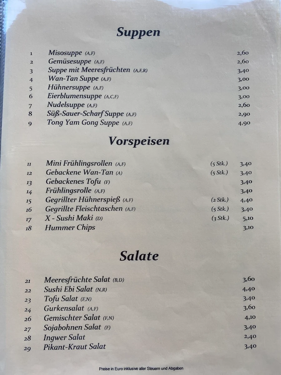 Speisekarte photo 3