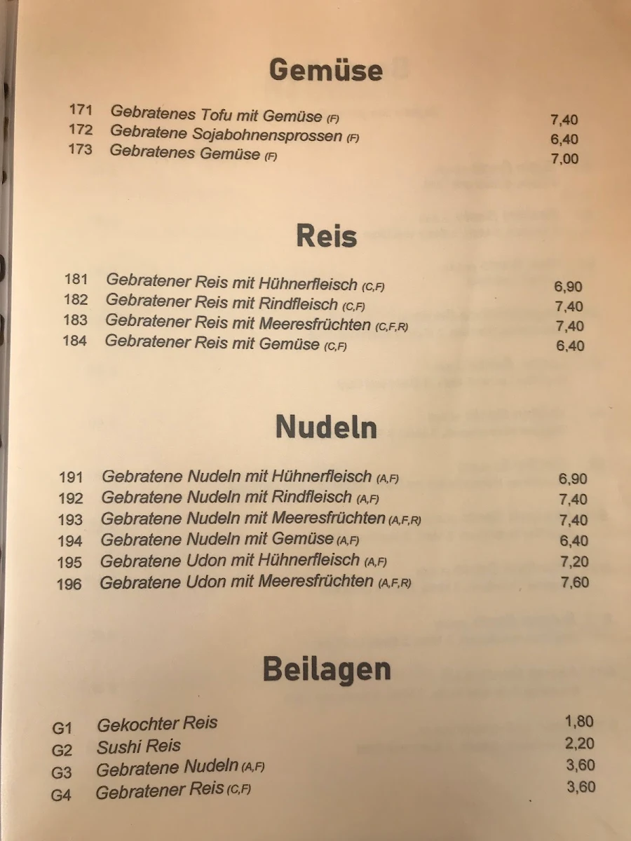 Speisekarte photo 8