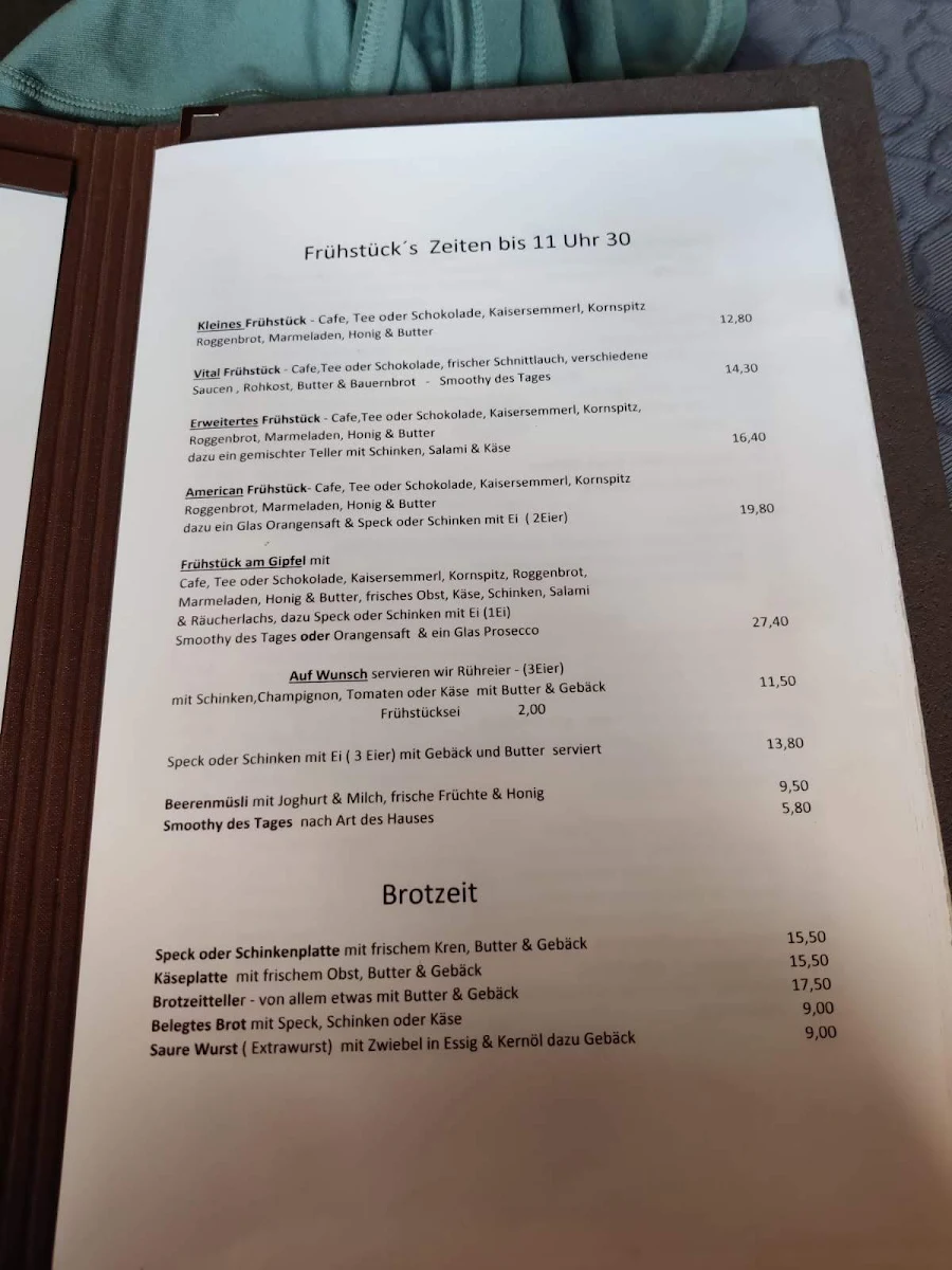 Speisekarte photo 2