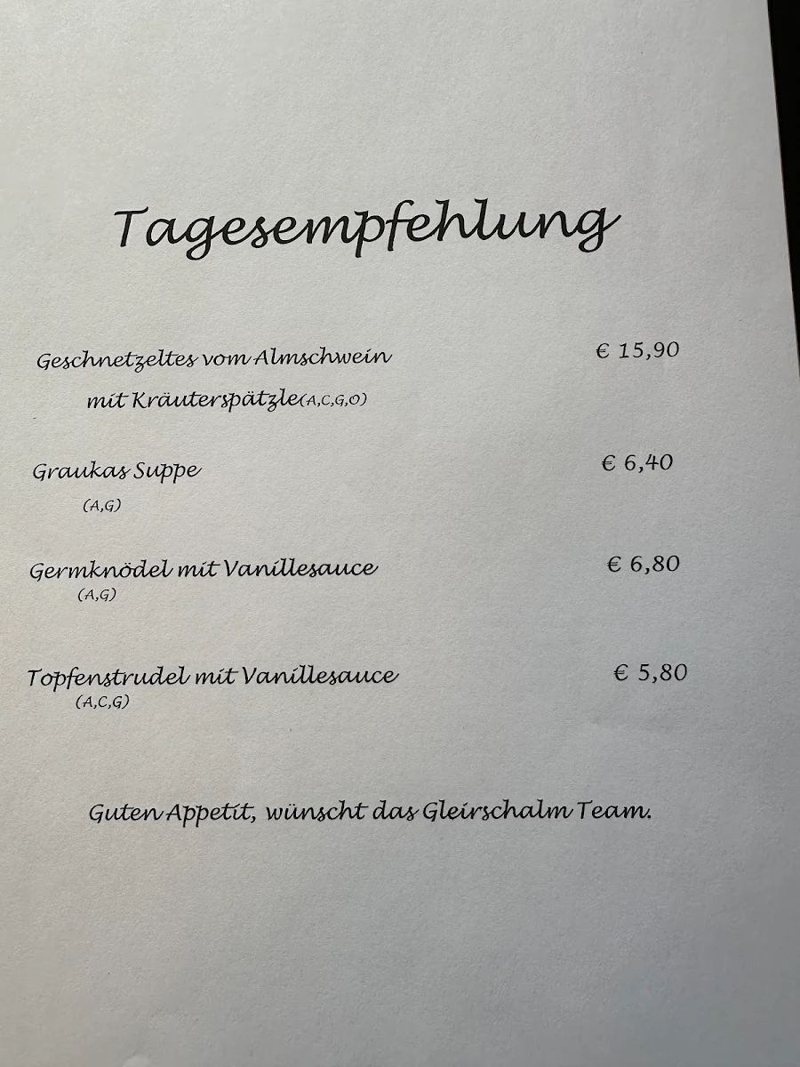 Speisekarte photo 9
