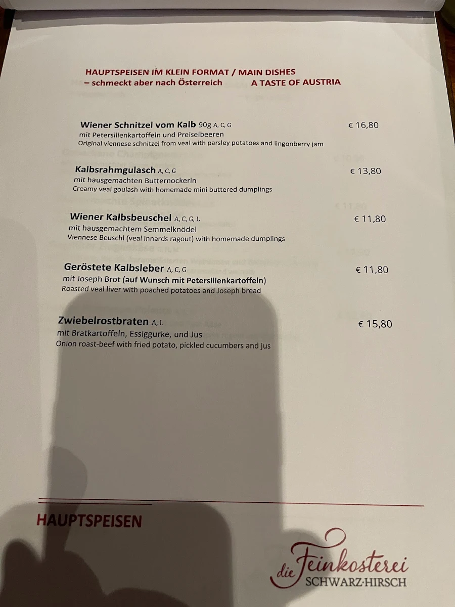 Speisekarte photo 3