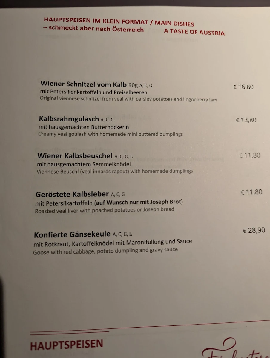 Speisekarte photo 4