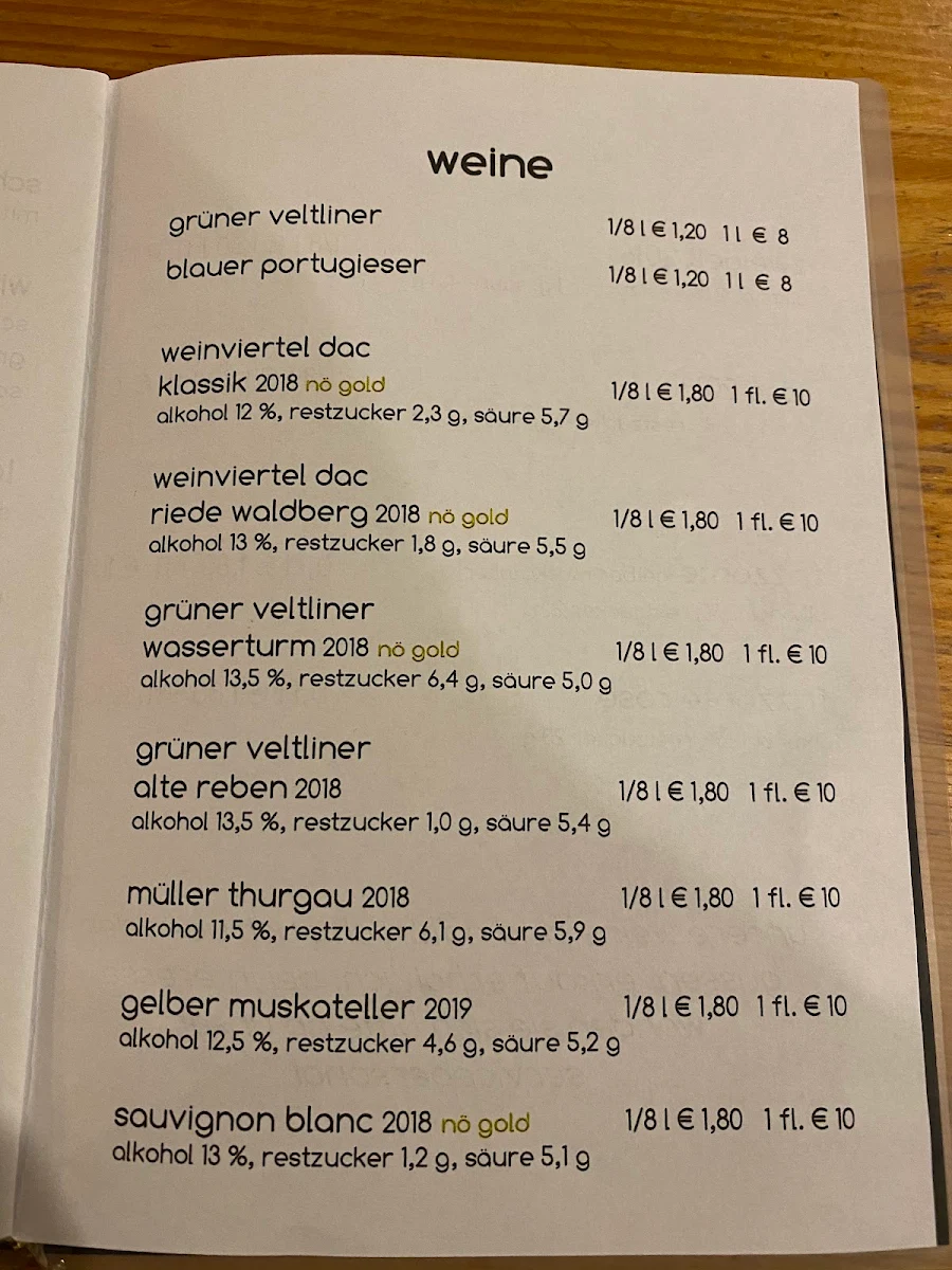Speisekarte photo 2