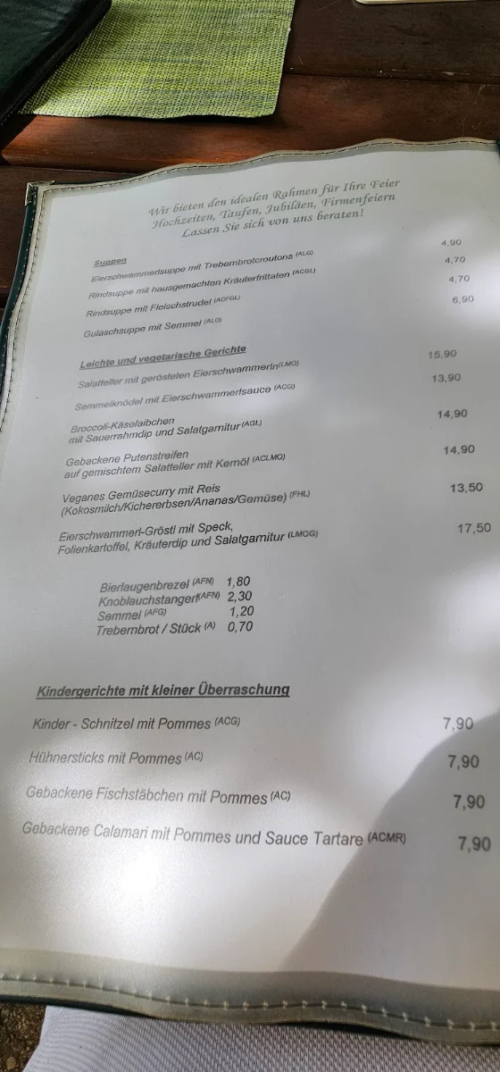 Speisekarte photo 2