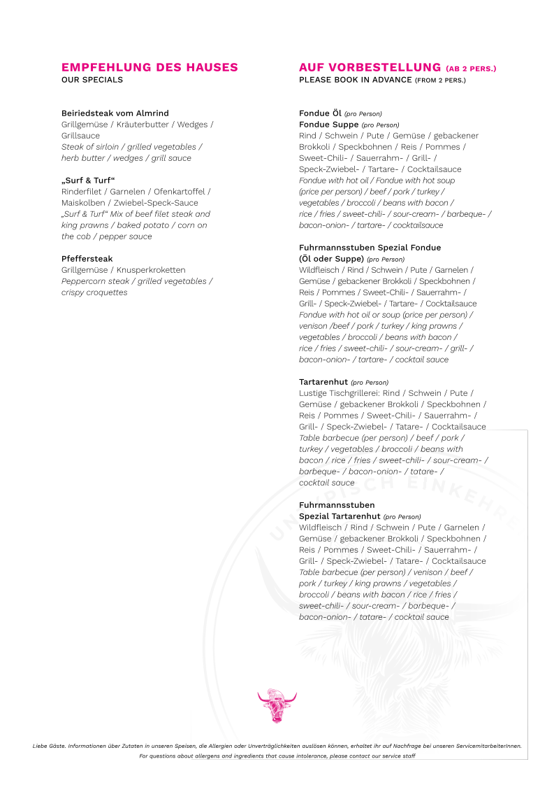 Speisekarte photo 3
