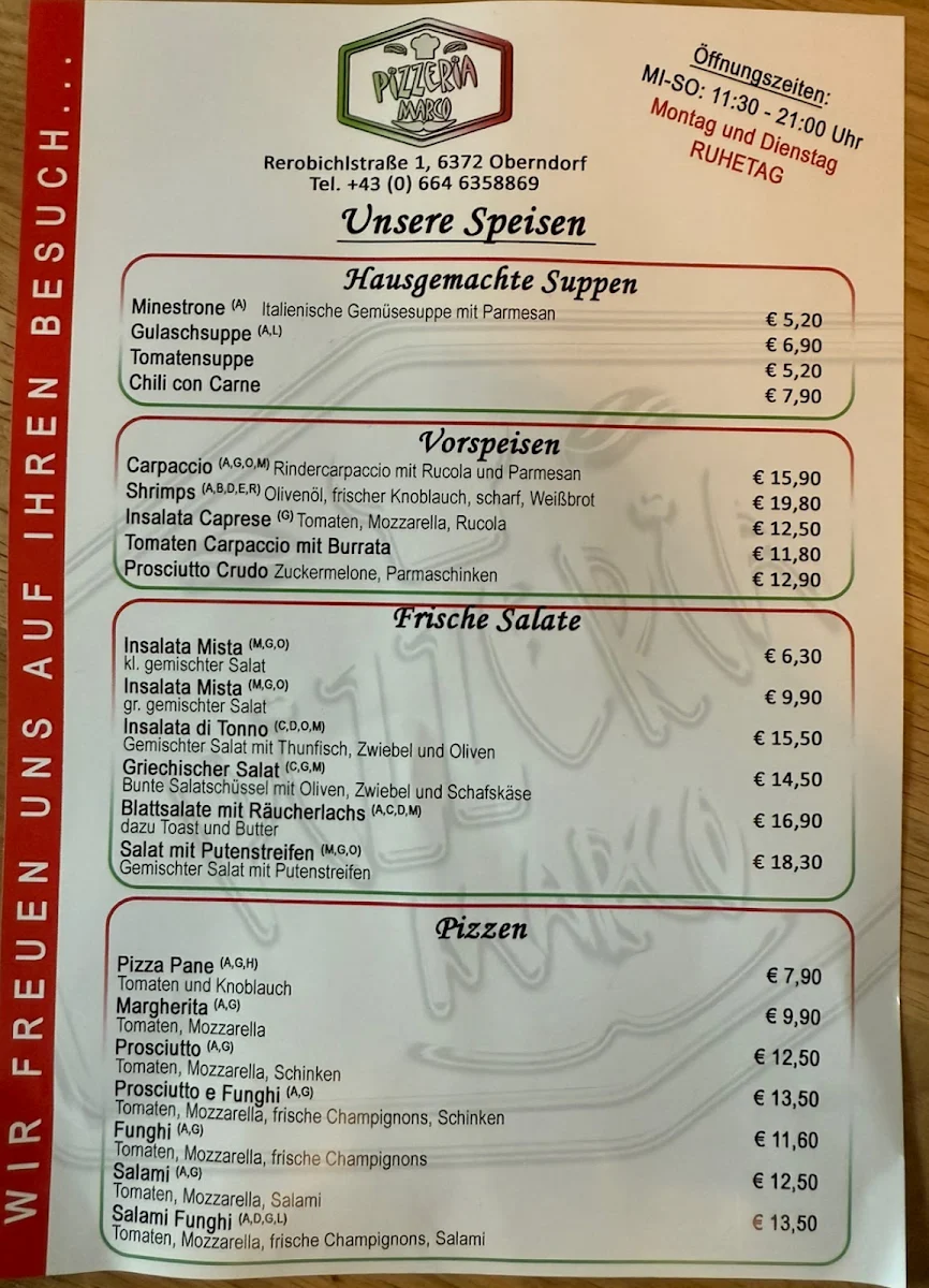 Speisekarte photo 1