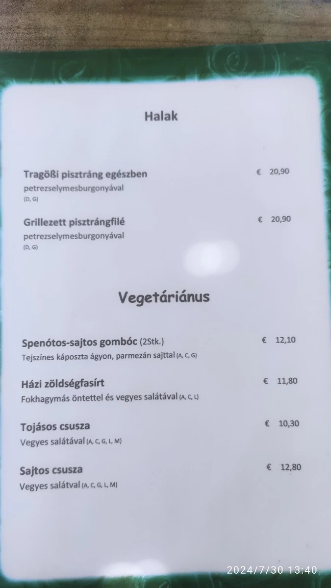 Speisekarte photo 4