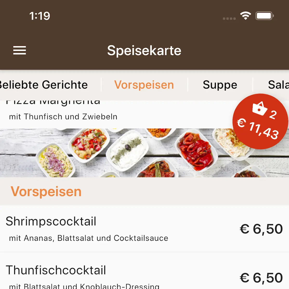 Speisekarte photo 1