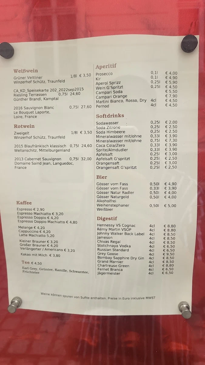Speisekarte photo 4