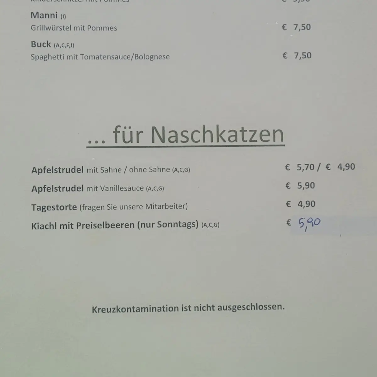 Speisekarte photo 3