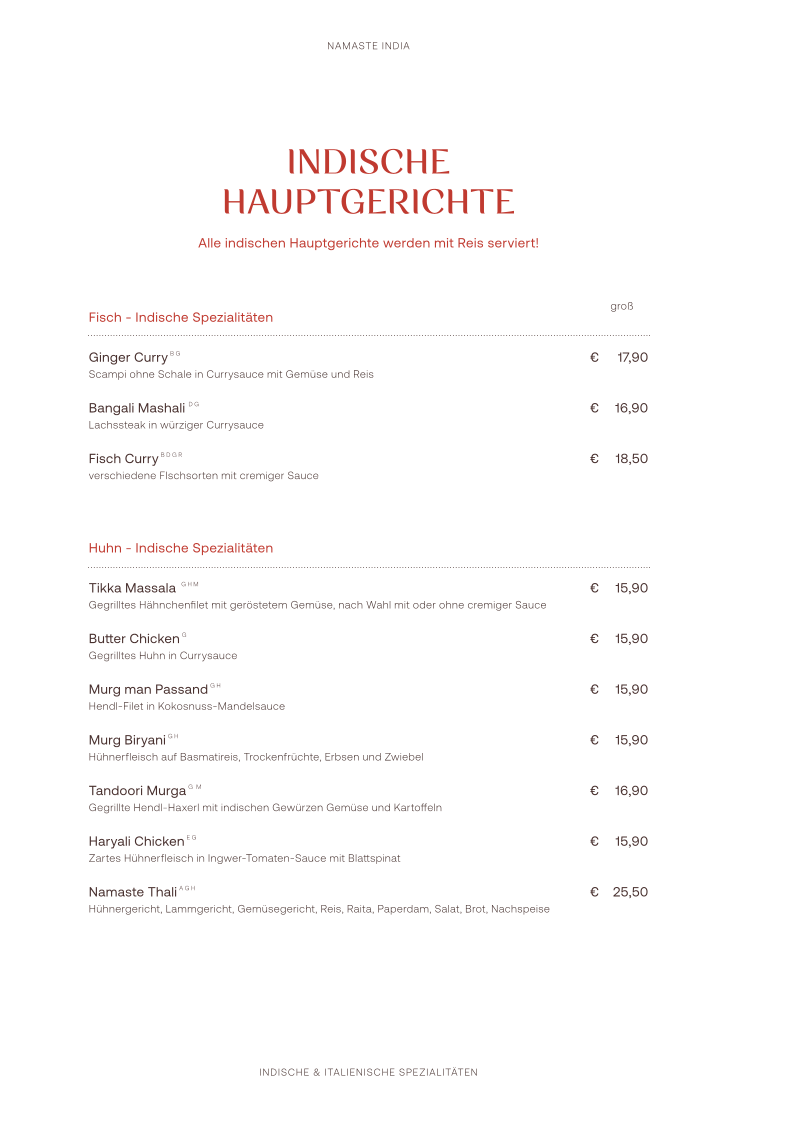 Speisekarte photo 2