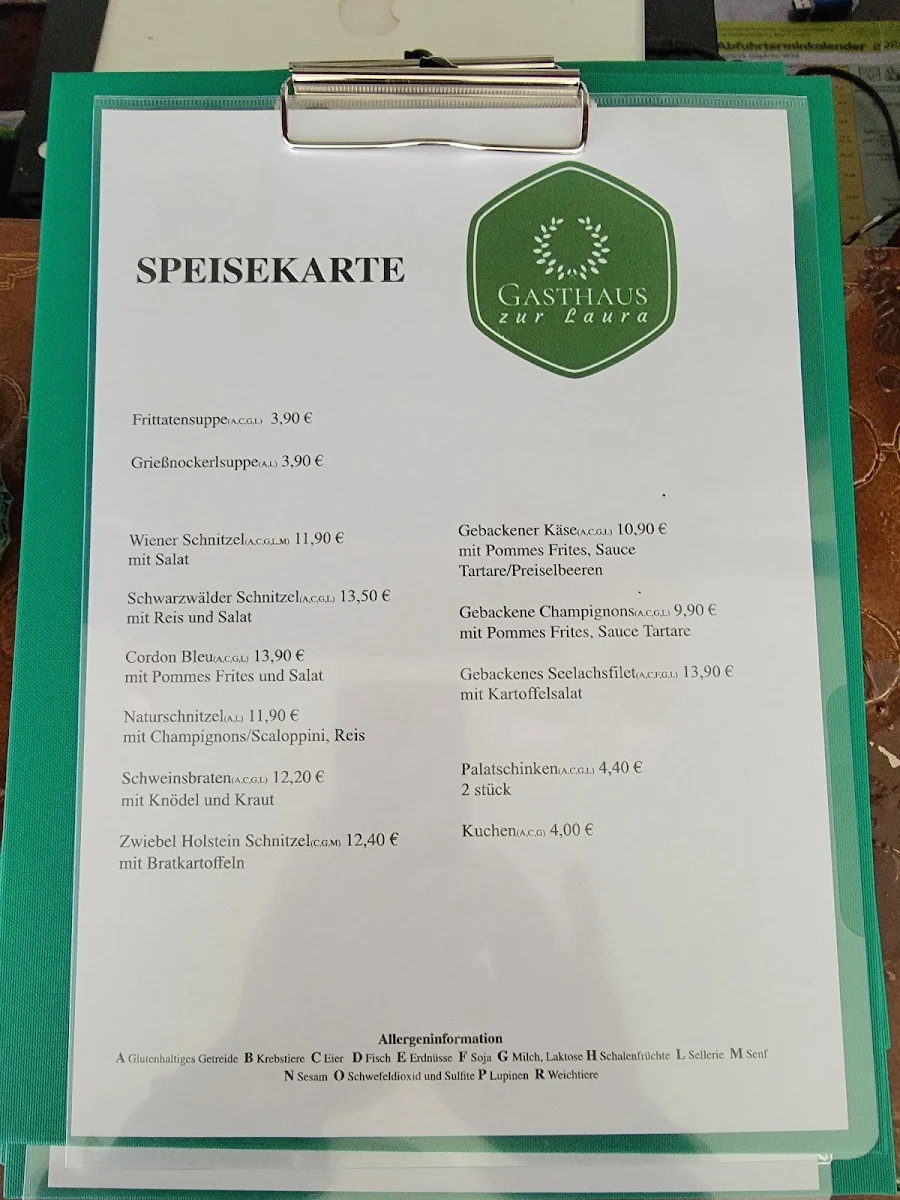 Speisekarte photo 1