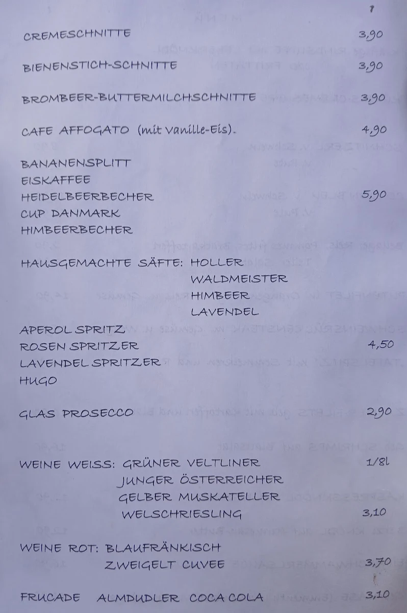 Speisekarte photo 1