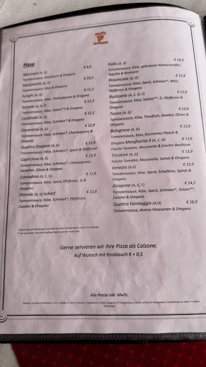 Speisekarte photo 5
