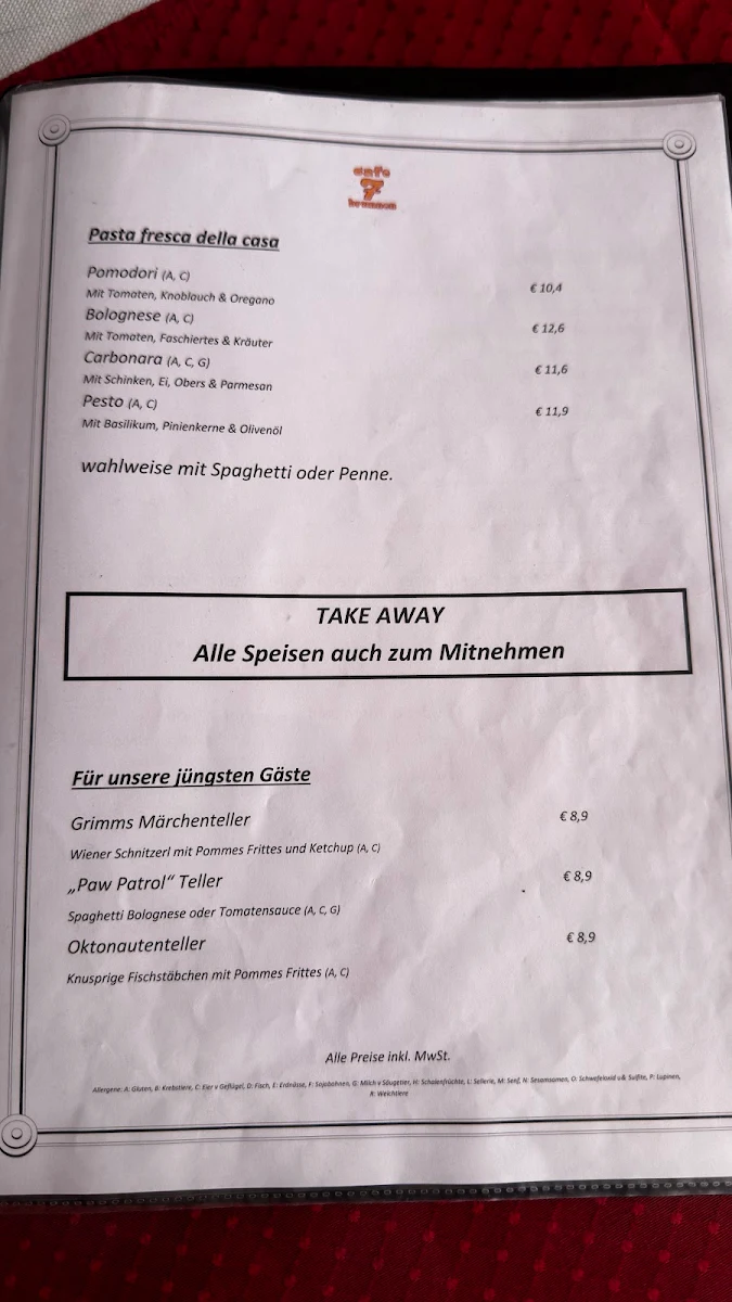 Speisekarte photo 9