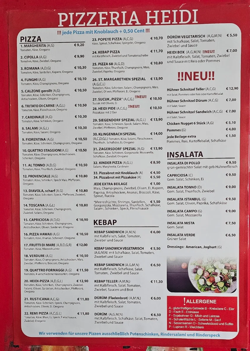 Speisekarte photo 1