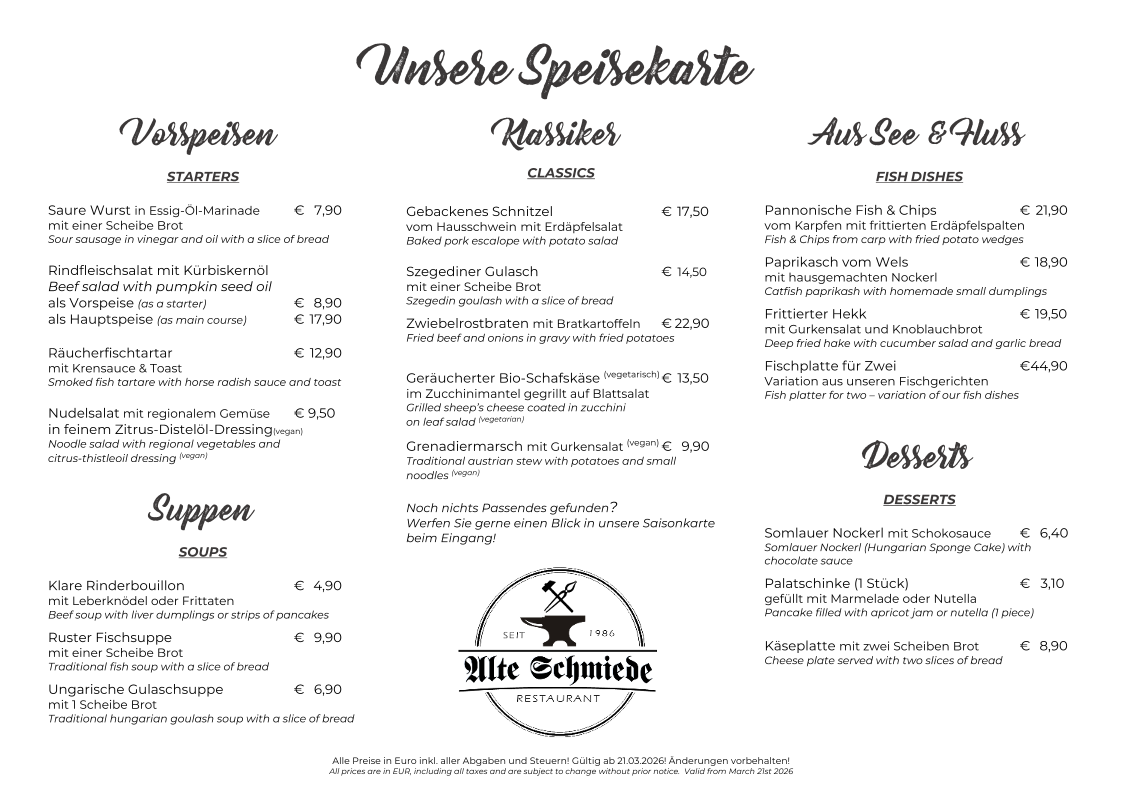 Speisekarte photo 3
