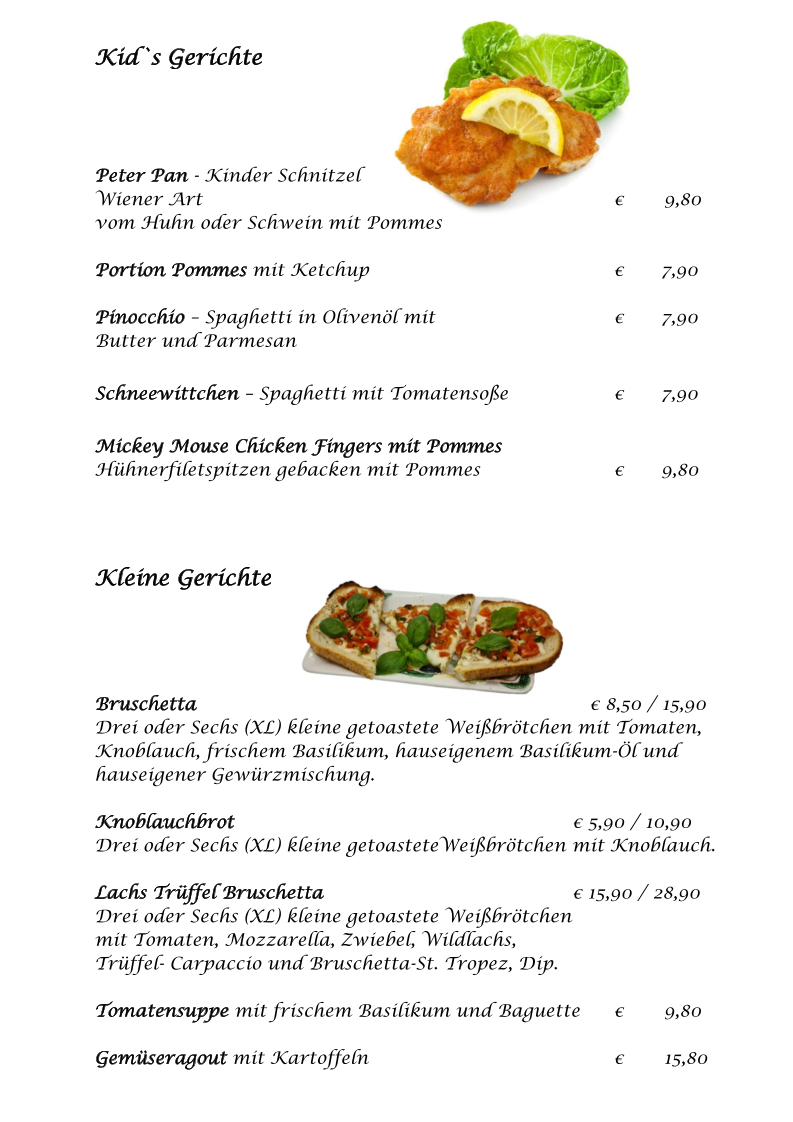 Speisekarte photo 3