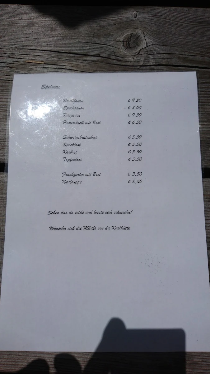 Speisekarte photo 4