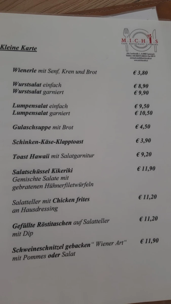 Speisekarte photo 2