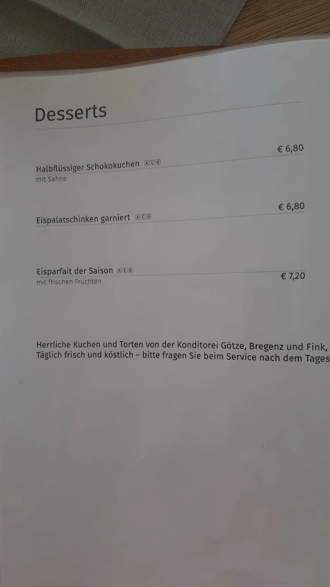 Speisekarte photo 4