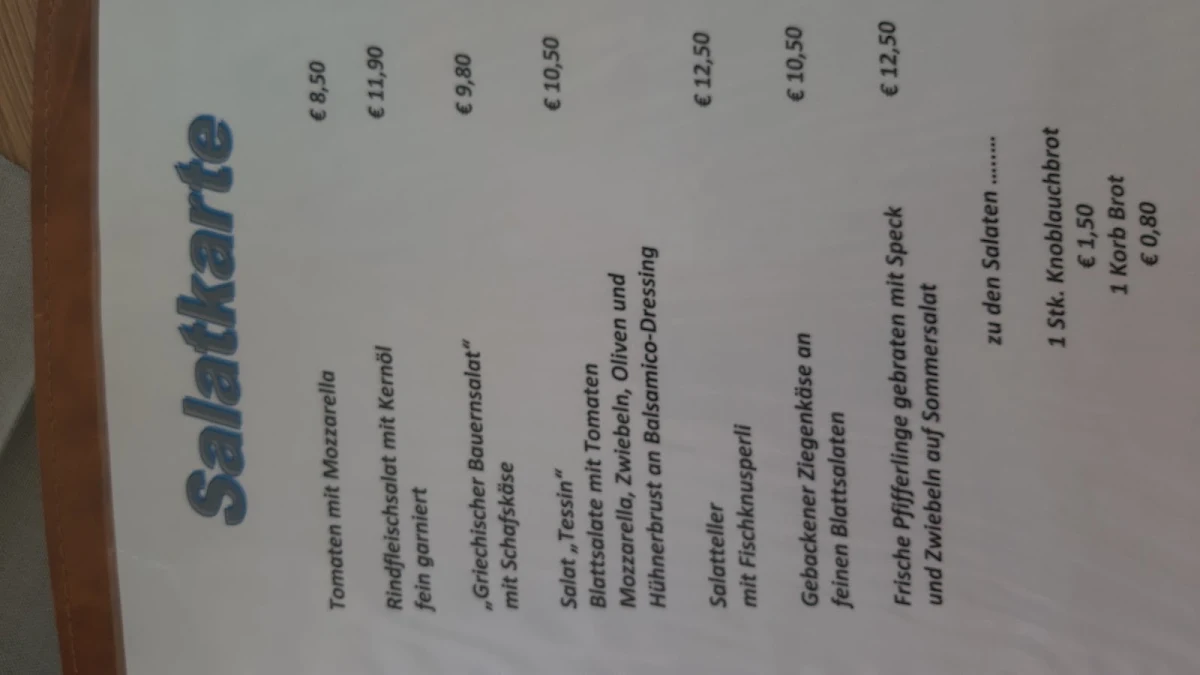 Speisekarte photo 5