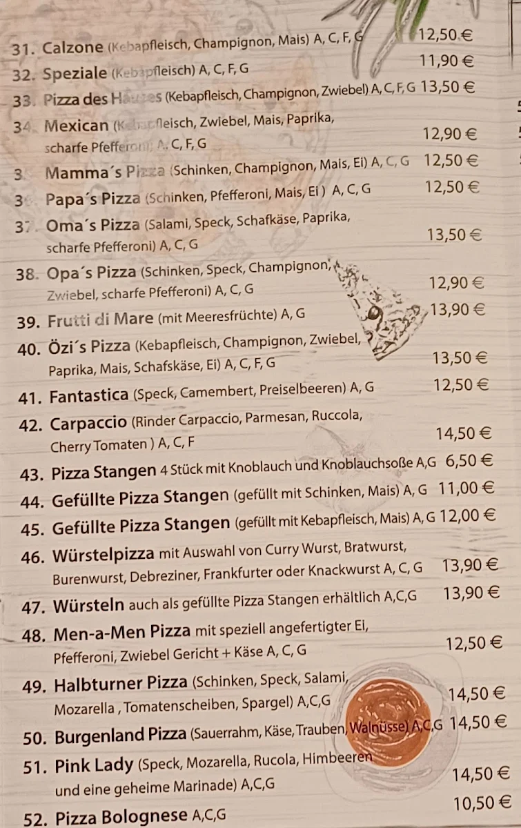 Speisekarte photo 3