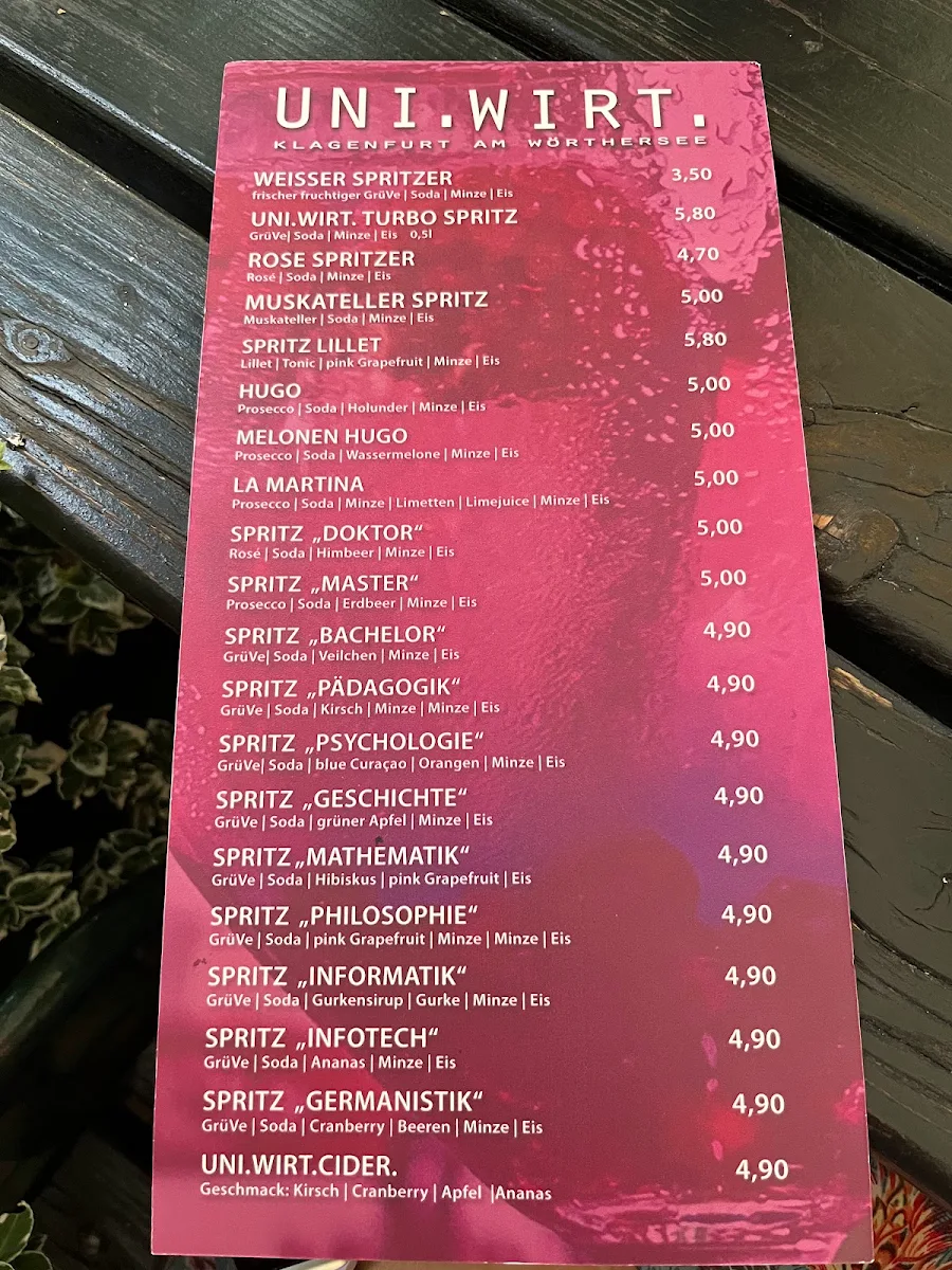 Speisekarte photo 1