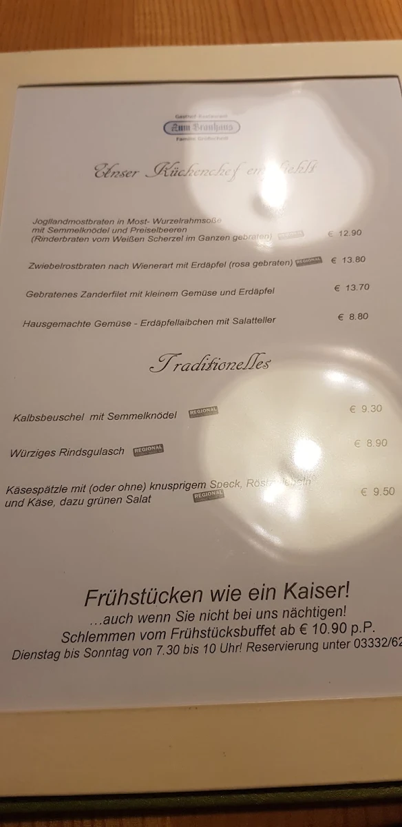 Speisekarte photo 3