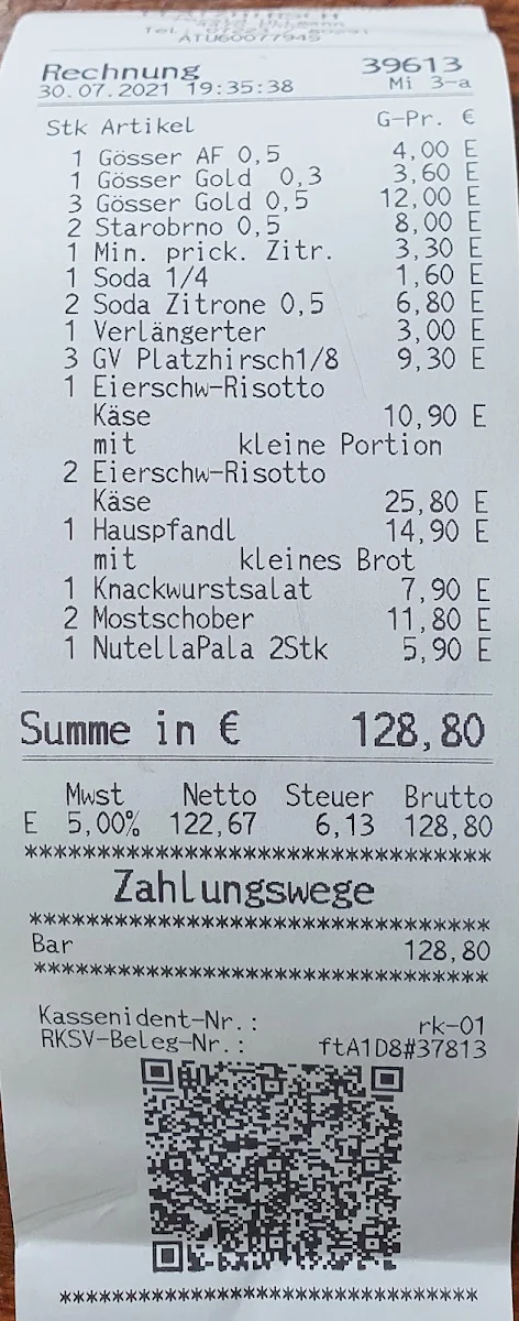 Speisekarte photo 8