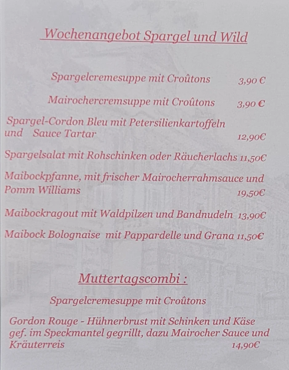 Speisekarte photo 1