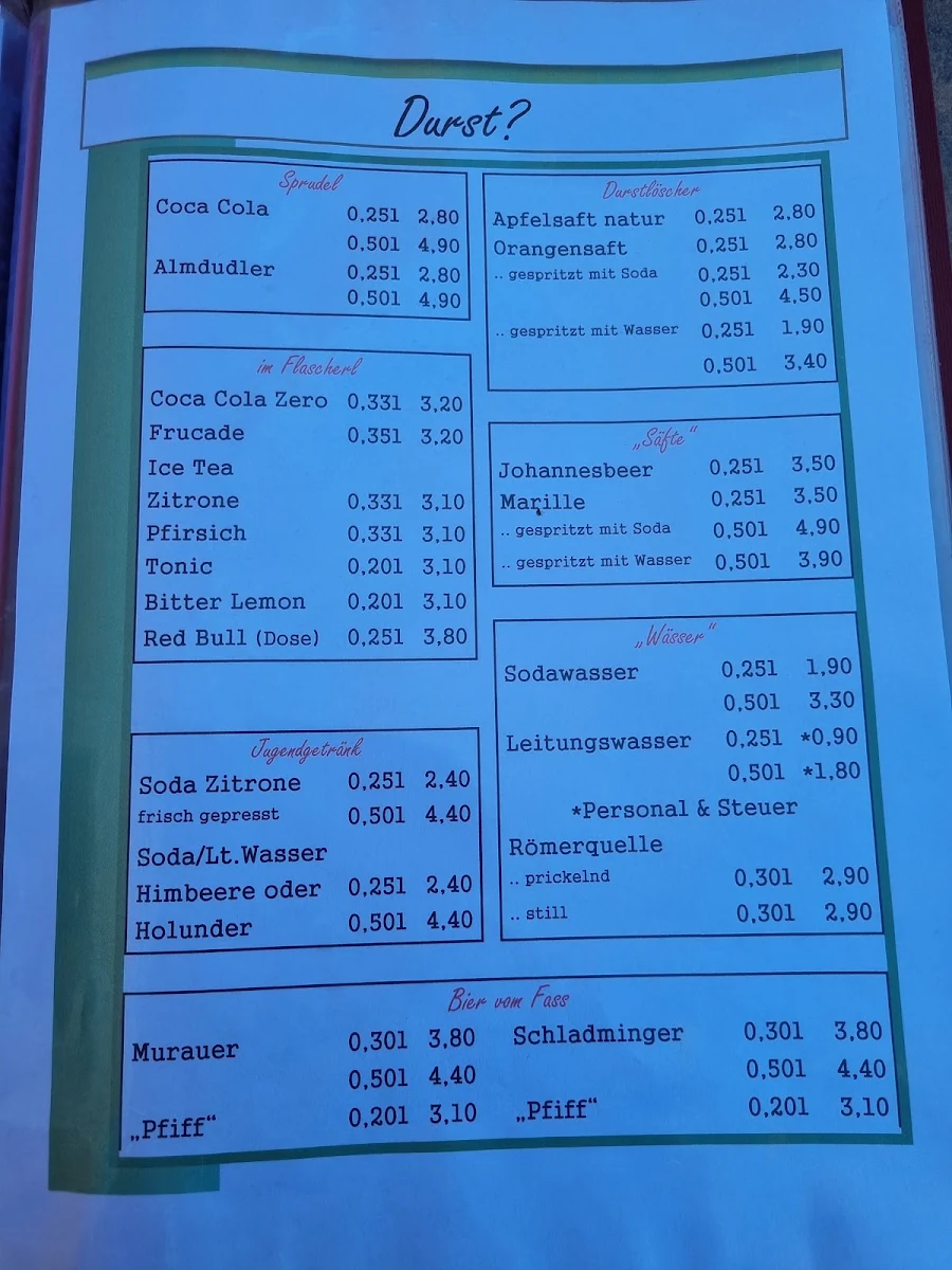 Speisekarte photo 6