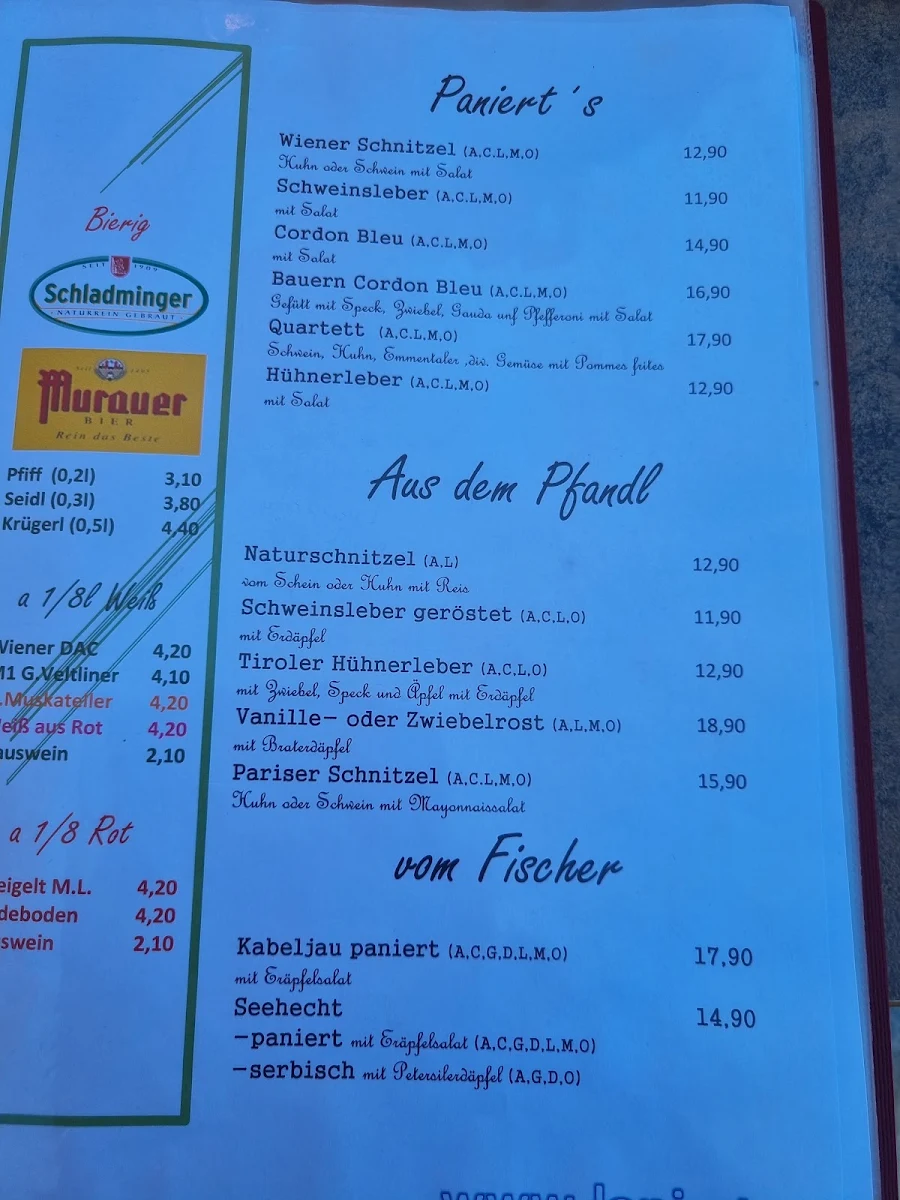 Speisekarte photo 9