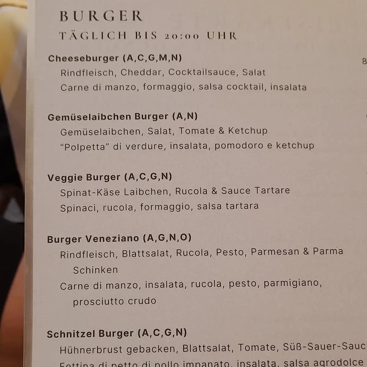 Speisekarte photo 9