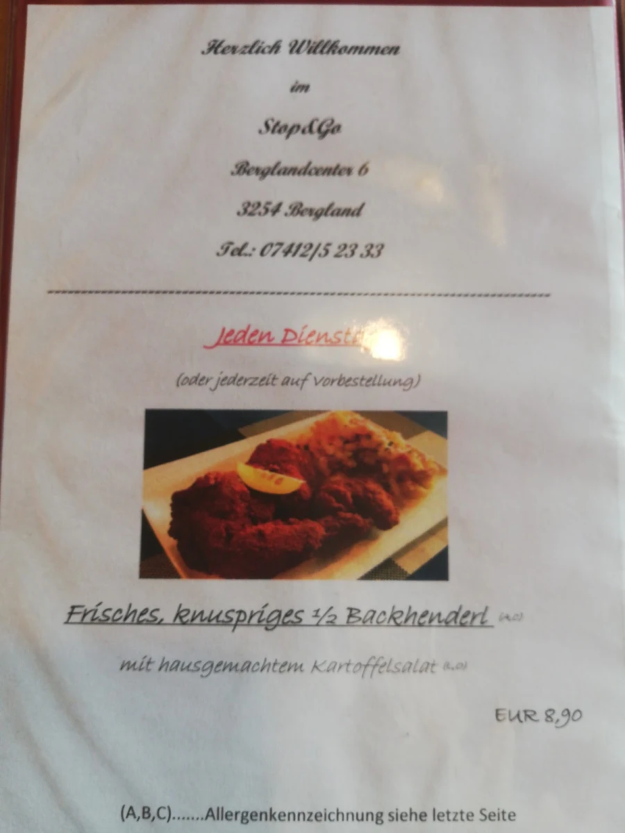 Speisekarte photo 5