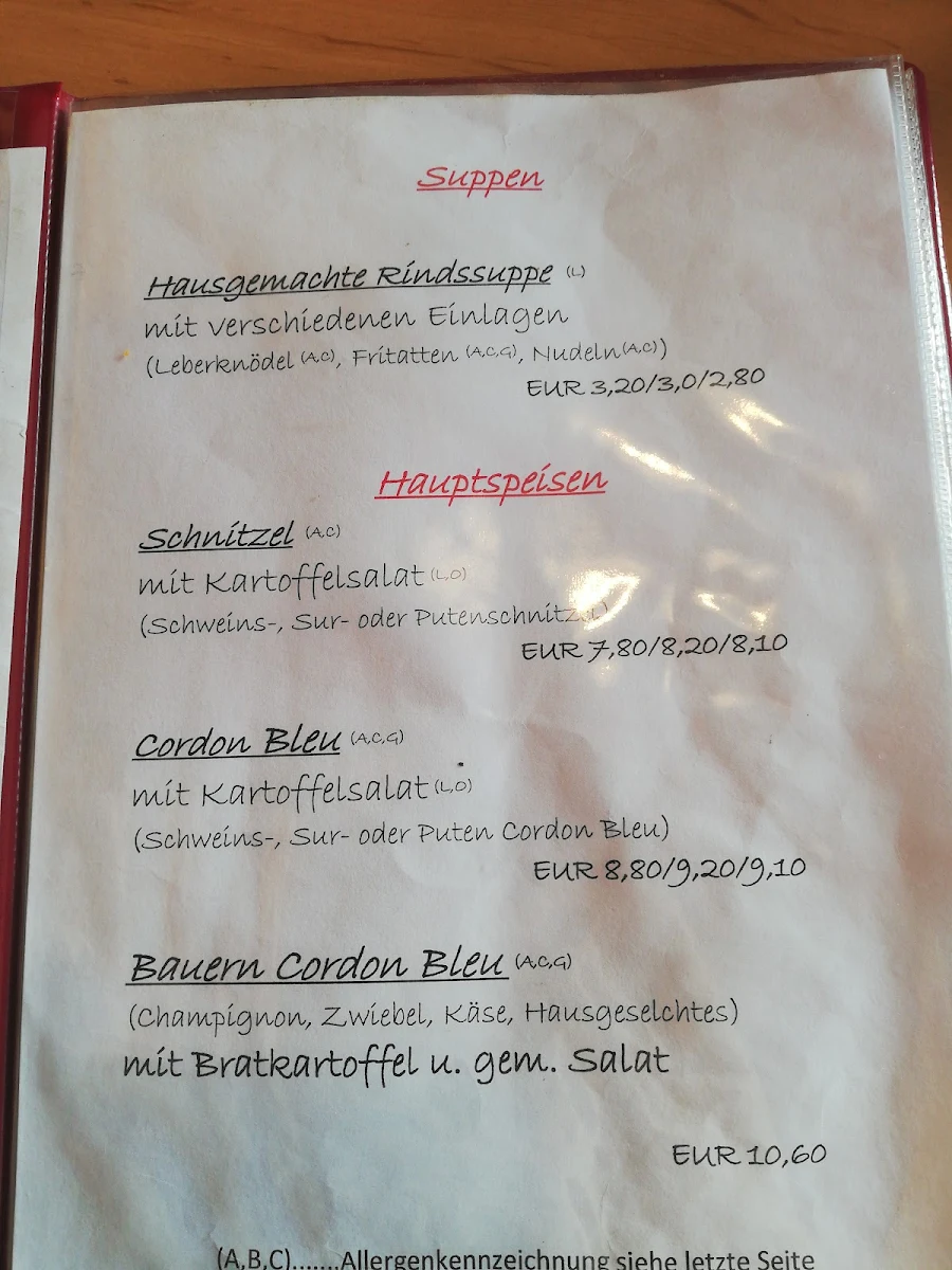 Speisekarte photo 6