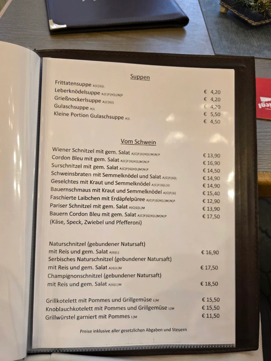Speisekarte photo 1