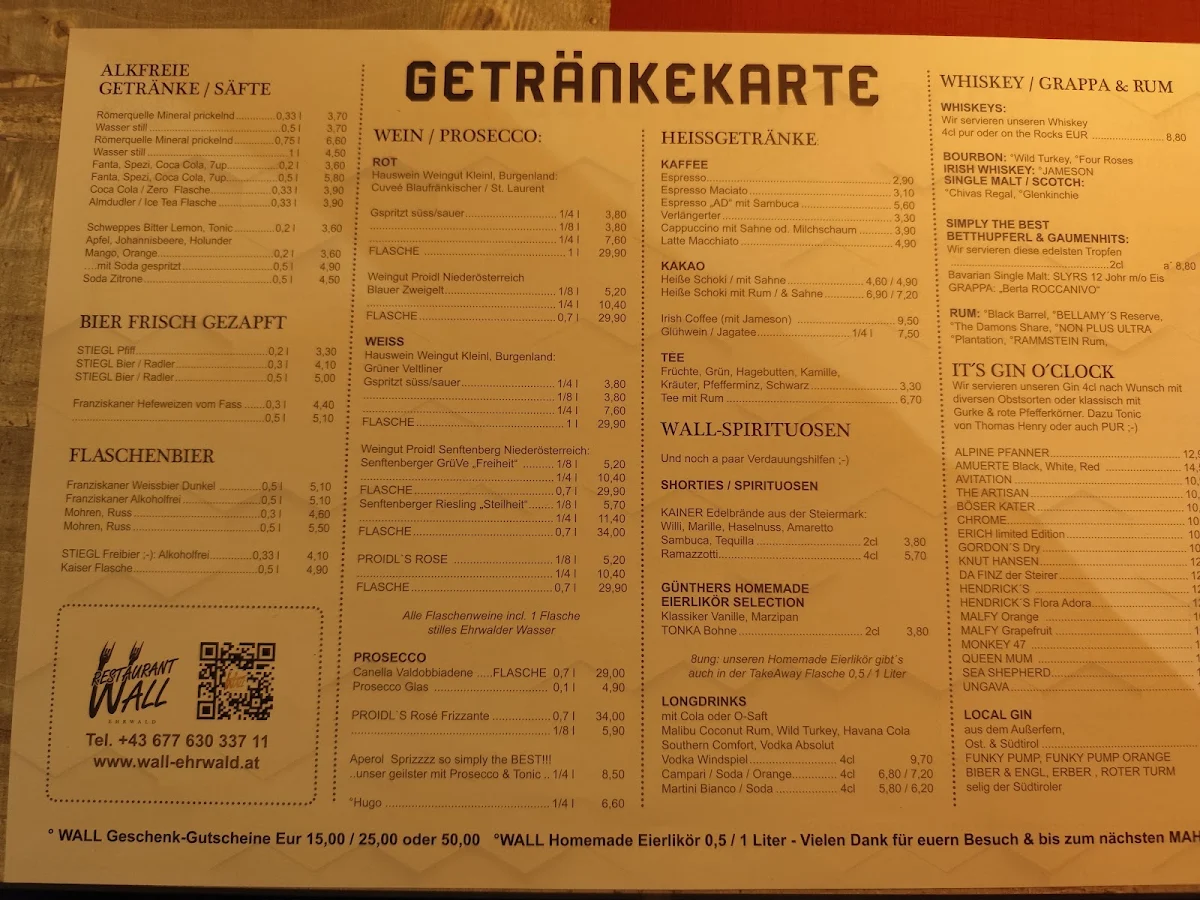 Speisekarte photo 1