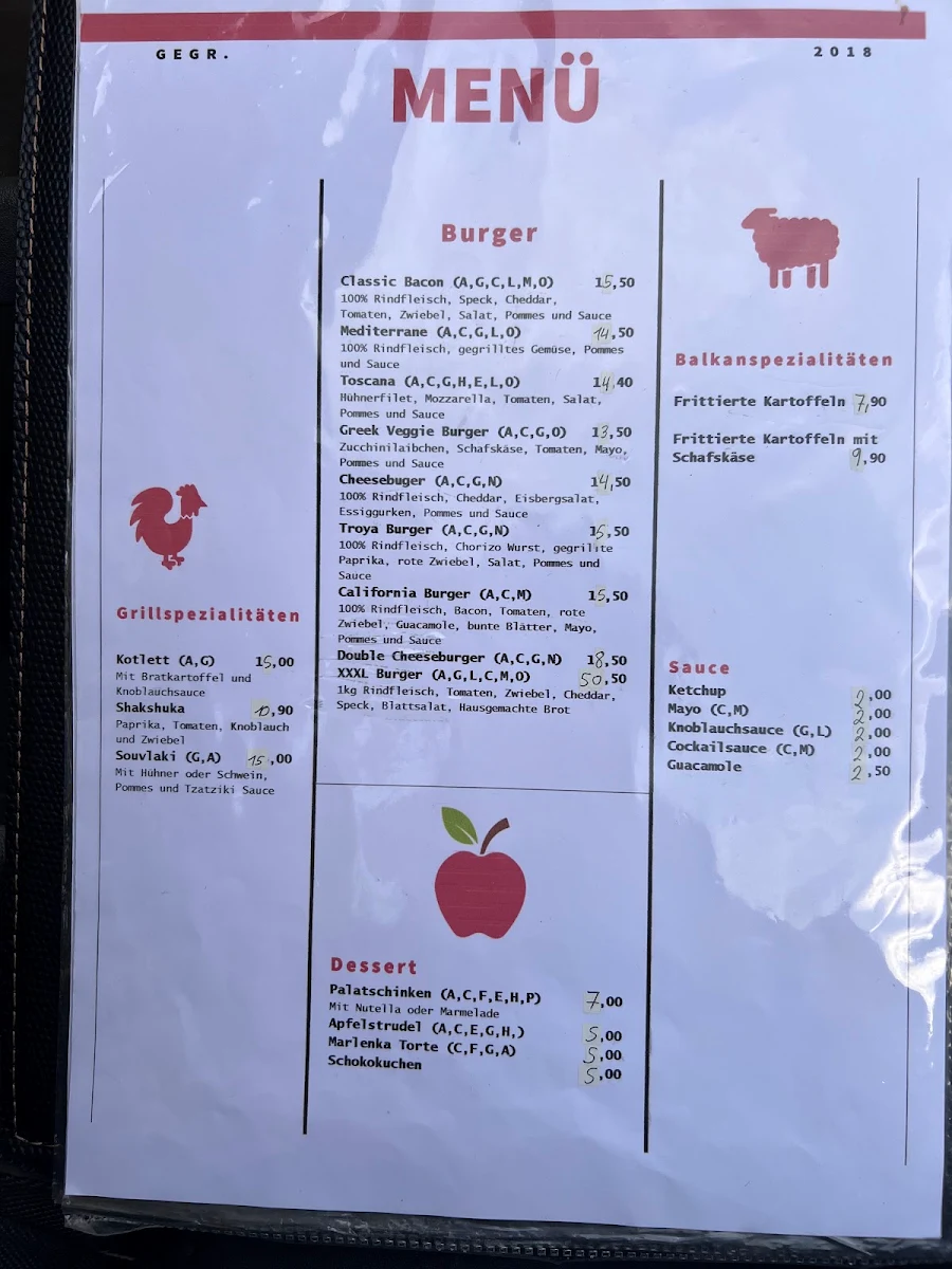 Speisekarte photo 2