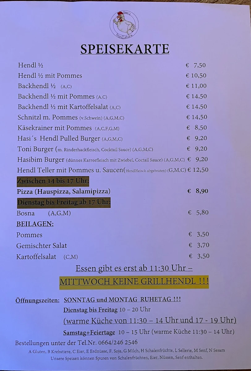 Speisekarte photo 1