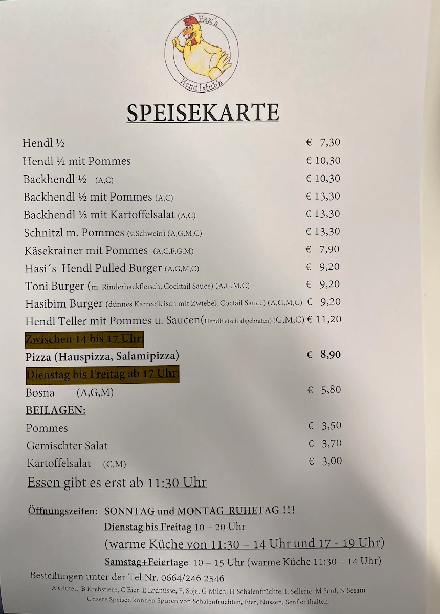 Speisekarte photo 3