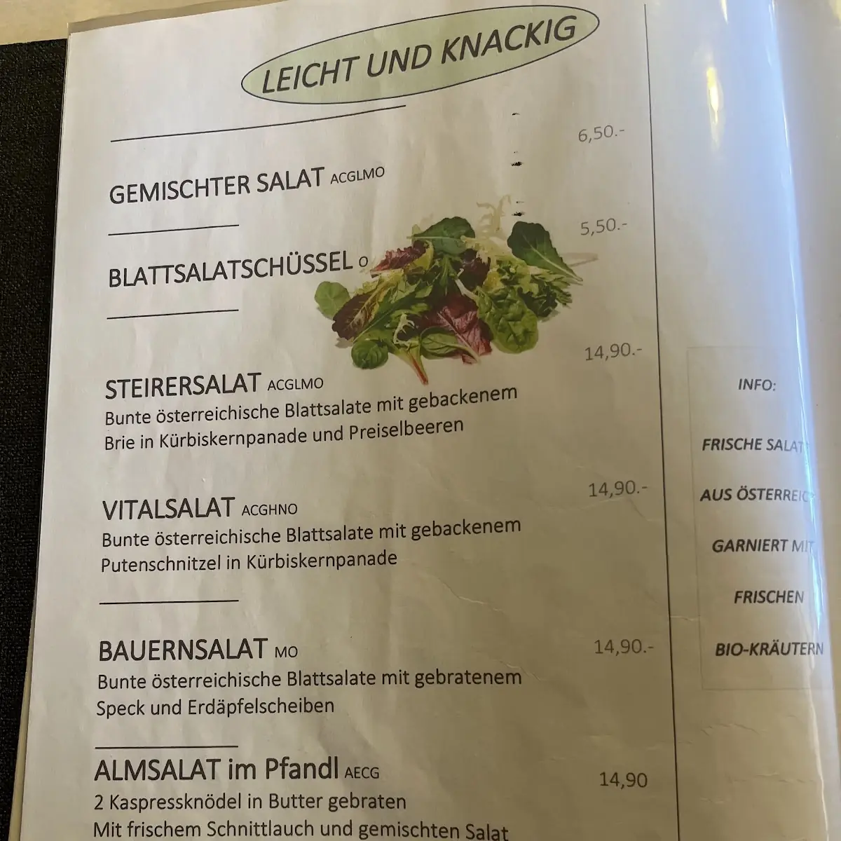 Speisekarte photo 6