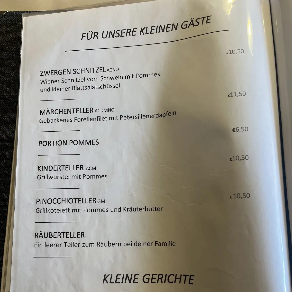Speisekarte photo 9